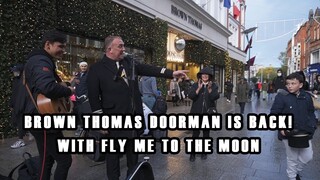 BROWN THOMAS DOORMAN makes another appearance with FLY ME TO THE MOON!