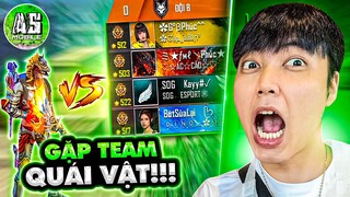 Free Fire | Leo Rank Tử Chiến Gặp AS Mobile, Team Quái Vật Toàn 500 Cũng Phải Rén