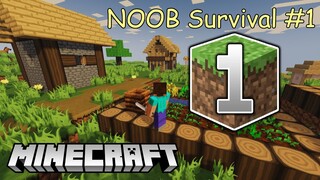 Thế Giới Mới Thử Thách Sinh Tồn Của NOOB - Minecraft Survival #1