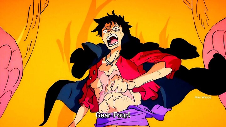 Detik-detik menuju gear 5 Luffy