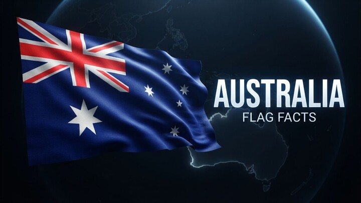 Australia Flag 🇦🇺 | 3D Animated Flag & Flag Facts