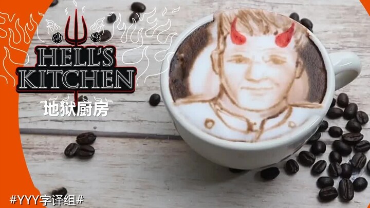 Ahli latte art Baristart membuat ukiran kopi untuk serial baru FOX tahun 2021! #TimTerjemahanYYY#