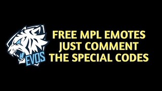 NEW MOBILE LEGENDS REDEEM CODES ! FREE MPL EMOTES