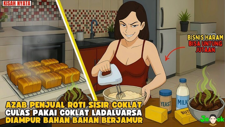 AZAB PENJUAL ROTI SISIR COKLAT CULAS PAKAI COKLAT LADALUARSA DIAMPUR BAHAN BERACUN