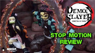 KIMETSU NO YAIBA STOP MOTION REVIEW 😮 || TANJIRO KAMADO BUZZMOD ACTION FIGURE || DEMON SLAYER ||