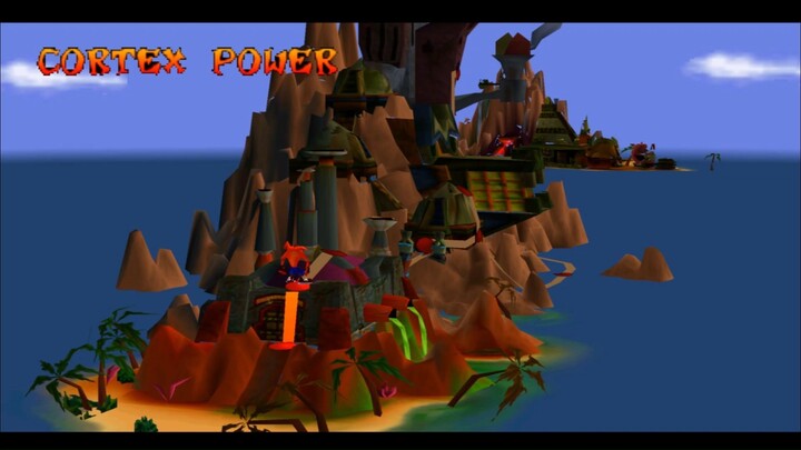 Crash Bandicot 1 - #20 Cortex Power Walkthrough (No Damage + Gems)  [PS1] [PlayS