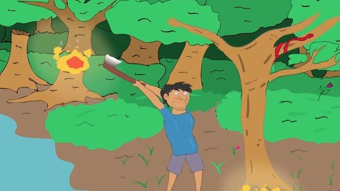 ขวานเงินขวานทอง