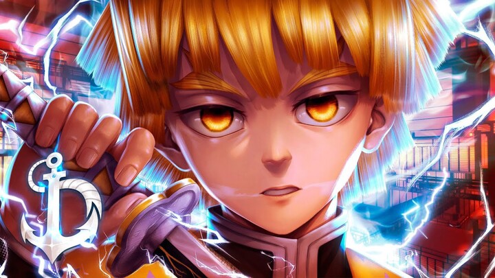 “Chinese Translation | Demon Slayer | Agatsuma Zenitsu [Like Thunder] | Daarui”