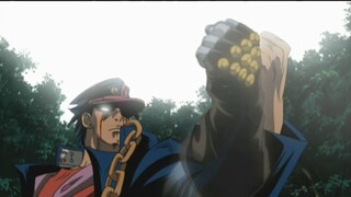 Famous scenes of JOJO, old version of OVA compared with the new version, Jotaro's good boy chant, th