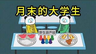 大学生月末生活费现状
