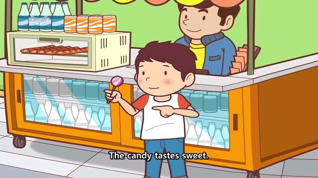 5 senses cartoon