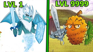 Hiệp Sĩ Rồng Băng Bất Tử Cold Snapdragon VS Quả Sầu Riêng Plant Vs Zombie 2 Hoa Quả Nổi Giận 2 pvz2