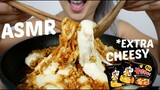ASMR Original CHEESY FIRE Noodles | *No Talking Eating Sounds | N.E Let's Eat