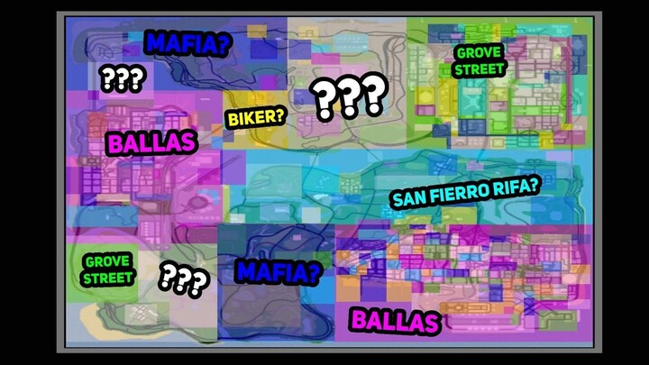 Bayangin Sekarang SETIAP TEMPAT Ada Wilayah GENGNYA Di GTA San Andreas