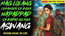 MAG LOLANG LUMANGOY SA BAHA AT NAPADPAD SA BARYO NG MGA ASWANG  Kwentong Aswang | True Story | 11-29