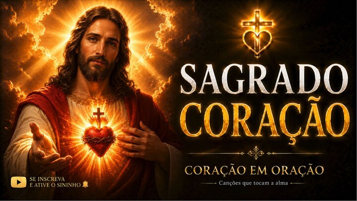 SAGRADO CORAÇÃO | Louvor Católico ao Coração de Jesus | Coração em Oração