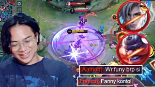 FANNY LOCK HERO MUSUH YANG BERANI FIRST PICK, BIKIN MUSUH GAK MAIN ! BINGUNG MAU ROTASI KEMANA MANA