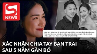 NÓNG: Hòa Minzy xác nhận chia tay bạn trai thiếu gia sau 5 năm gắn bó