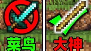把木棍开发到极致，这才是MC的真正玩法！
