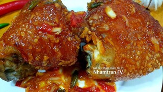 GIÒ HEO CHIÊN NƯỚC MẮM TỎI ỚT Da Giòn Thịt Mềm Thơm Đậm Đà Rất Ngon Cơm |Nhamtran FV