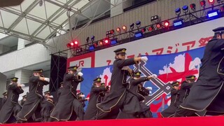 Great! Very spirited! Dance performance by the Kyushu Railway Sakura Swallow Team of Japan
