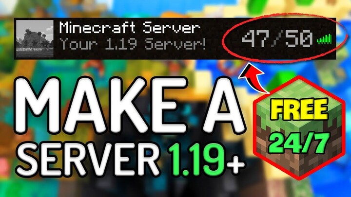 CÁCH TẠO SERVER MINECRAFT PC MIỄN PHÍ 24/7 CHƠI CÙNG BẠN BÈ ĐƠN GIẢN ! | Free 24/7 Minecraft Hosting