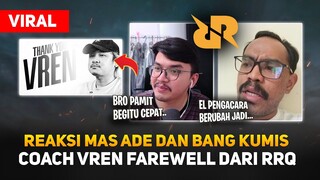 Viral 🤯 Reaksi Mas Ade dan Bang Kumis Vren Farewell dari RRQ !
