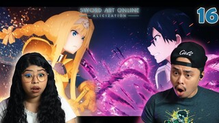 KIRITO VS ALICE! THIS IS BEYOND EPIC! Sword Art Online Season 3 Episode 16 Reaction