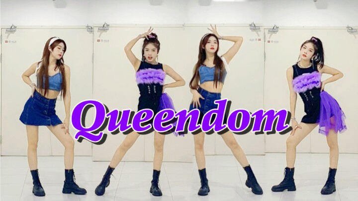 【换装速翻】上海朴秀荣？带来的 Red Velvet《QUEENDOM》双副歌舞蹈翻跳【糖衣】