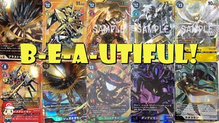 Beautiful Secret Rare Digimon Cards Revealed! (Alternate Art Great Legend (BT4) Rares!)