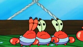 The miniature Mr. Krabs is so cute