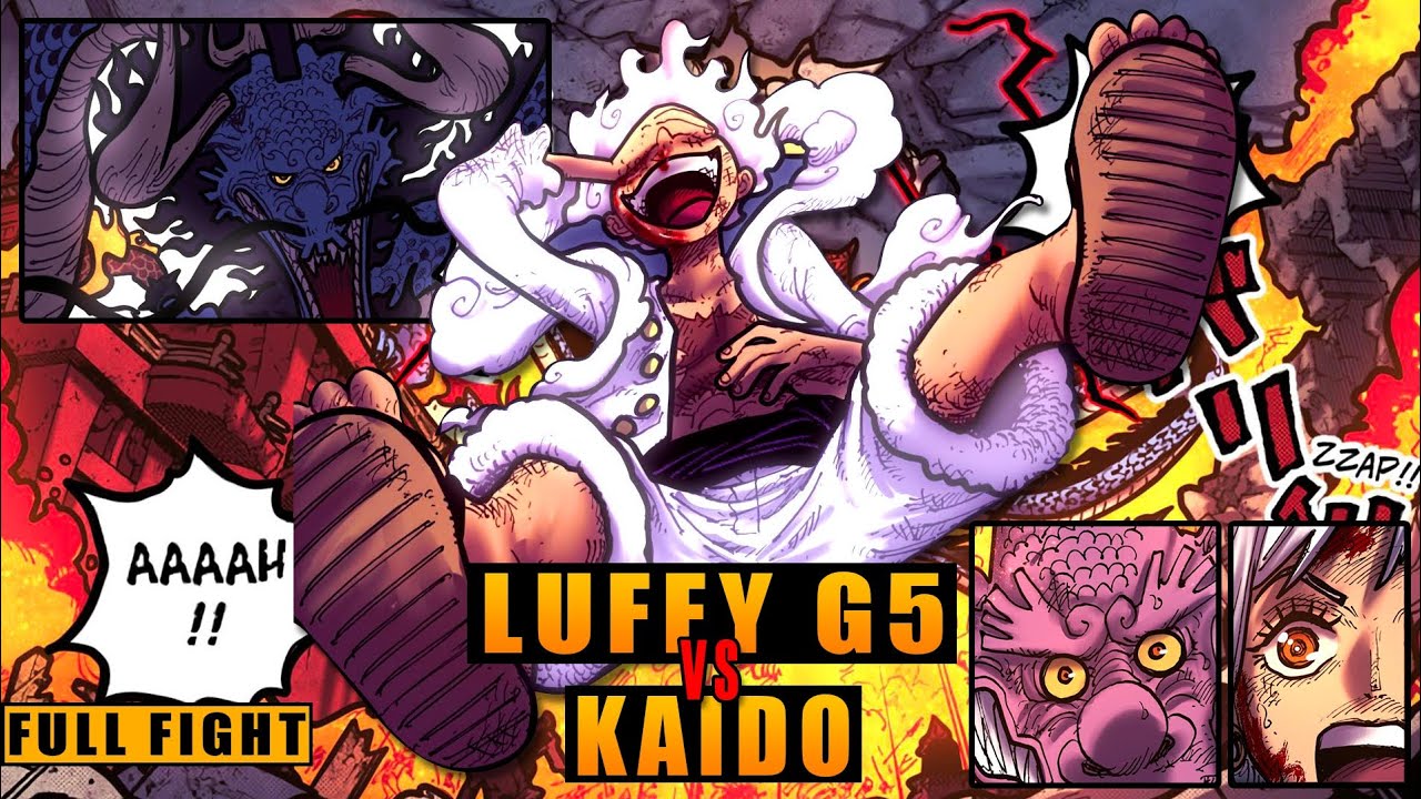 Gear 5 Luffy vs Kaido In This 'One Piece' Anime Clip