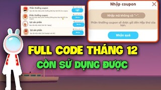 Play Together | Tất Tần Tật Các Mã Code Tháng 12 Để Nhận Full Set Đồ Kẹp Hạt Dẻ Và Kim Cương