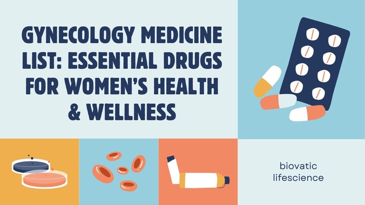Gynecology Medicine List Essential Drugs for Women’s Health & Wellness