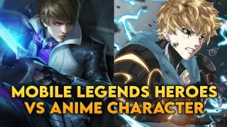 ALL MOBILE LEGENDS HEROES VS ANIME CHARACTER COMPARISON (PART 1)