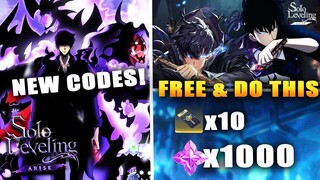 [Solo Leveling Arise] *NEW HUGE CODES* also NEW Event Freebies you MIGHT miss!!!!