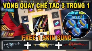 Free Fire | Vòng Quay Chế Tác Mới 3 Trong 1 Skin Scar Titan & Mp40 Bích Vàng Và Ak Hoả Kỳ Lân