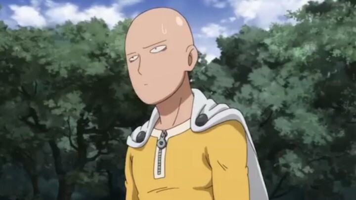 one punch man saitama sedih