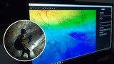 สำรวจถ้ำ Longhu ในเหลียงซาน พก3D scannerวาดภ้ำ