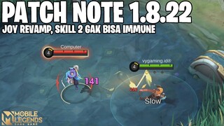 SUN BUFF, KHALEED BUFF, NANA BUFF, ARLOTT BUFF - PATCH NOTE 1.8.22 MOBILE LEGENDS