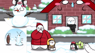 【Xiaomi Animation】The snowman I built was kicked by a bastard