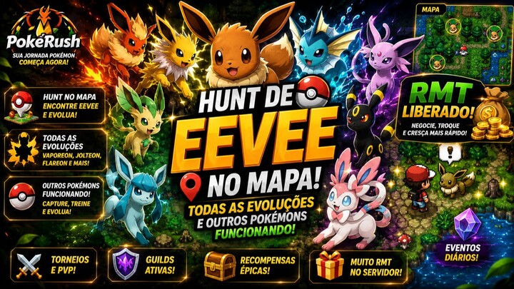 ESSE POKE TEM HUNT DE EVEE POKE RUSH