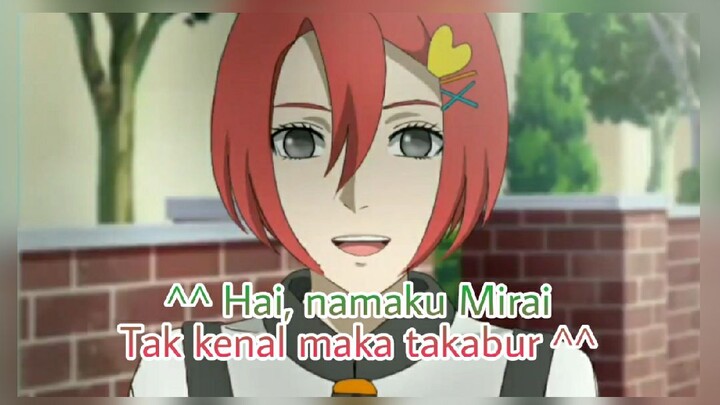 Perkenalan dari Mirai dalam 6 bahasa [ Anime Indonesia ]