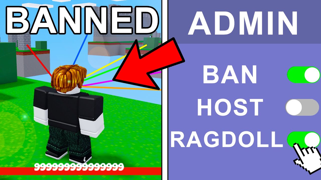 I used CHEATS to troll a HACKER in Roblox Bedwars! - BiliBili