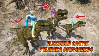 ULTRAMAN CANTIK PELIHARA DINOSAURUS , ULTRAMAN UPIN IPIN SENANG - GTA 5 MOD ULTRAMEN