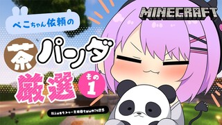 【Minecraft】茶色パンダを探して・・・厳選！🐼その１【常闇トワ/ホロライブ】