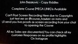 John Bejakovic Course Copy Riddles Download