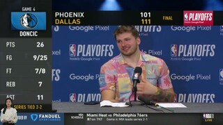 Mavs in 6 - Luka Doncic on Mavericks def. Suns 111-101 To Tied Playoffs Series 2-2