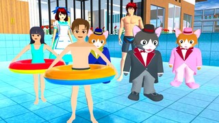 Yuta Dan Mio Berenang Di Ganggu 3 Cat Butler Pipis 🏊‍♂️🏊‍♀️ Sakura Simulator @Ebi Gamespot
