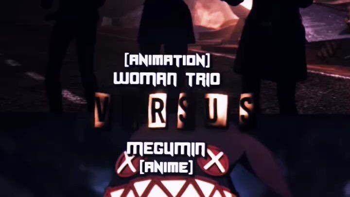 Megumin Vs Woman Trio #skibiditoilet #konosuba